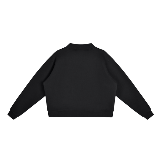 Fleece Mock-Neck Crew Sweatshirt US