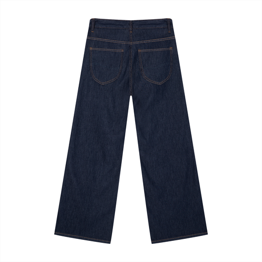 Men's Loose Fit Wide Leg Jeans