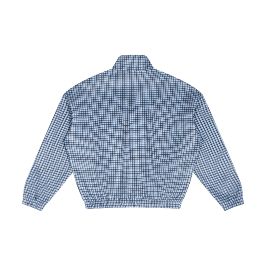 Unisex Plaid Quarter-Zip Sweatshirt