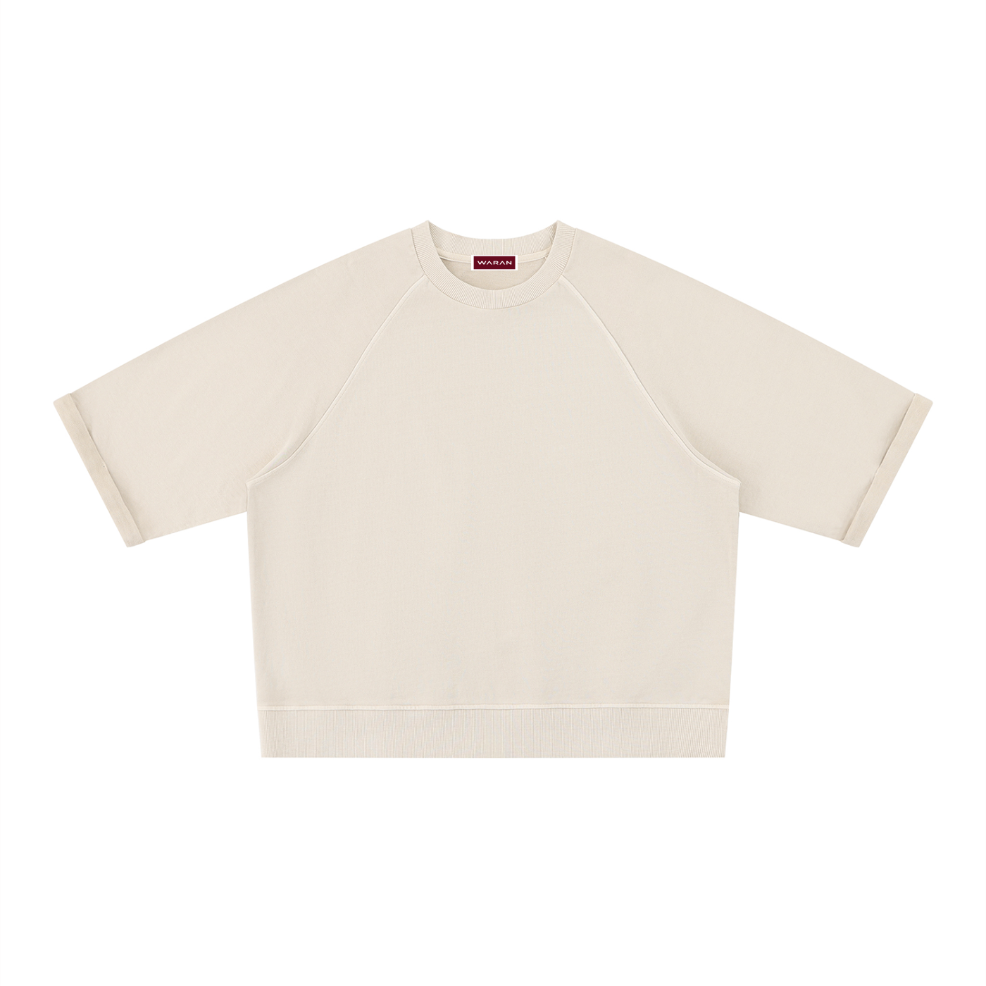 Unisex Vintage Wash Boxy Short Sleeve Sweatshirt
