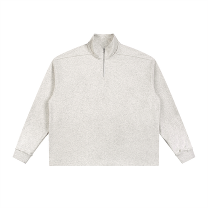Waran Half-Zip Rolled Edge Fleece Sweatshirt