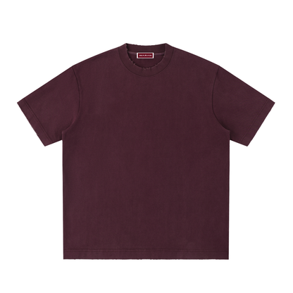 Heavyweight Vintage Washed Frayed T-Shirt