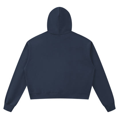 Unisex Boxy Raw Edge Hoodie