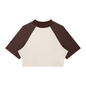 Women’s Color Block Raglan Crop T-Shirt