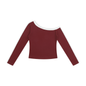 Women’s Color Block Off-the-Shoulder T-Shirt