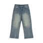 Men’s Vintage Wash Wide Leg Jeans