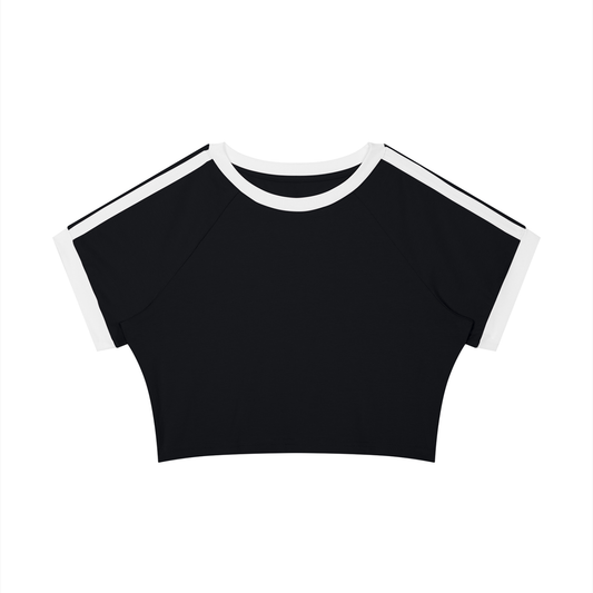 Women's Raglan Crop T-Shirt 200GSM