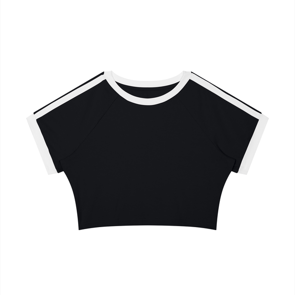 T-shirt court raglan pour femme 200 GSM