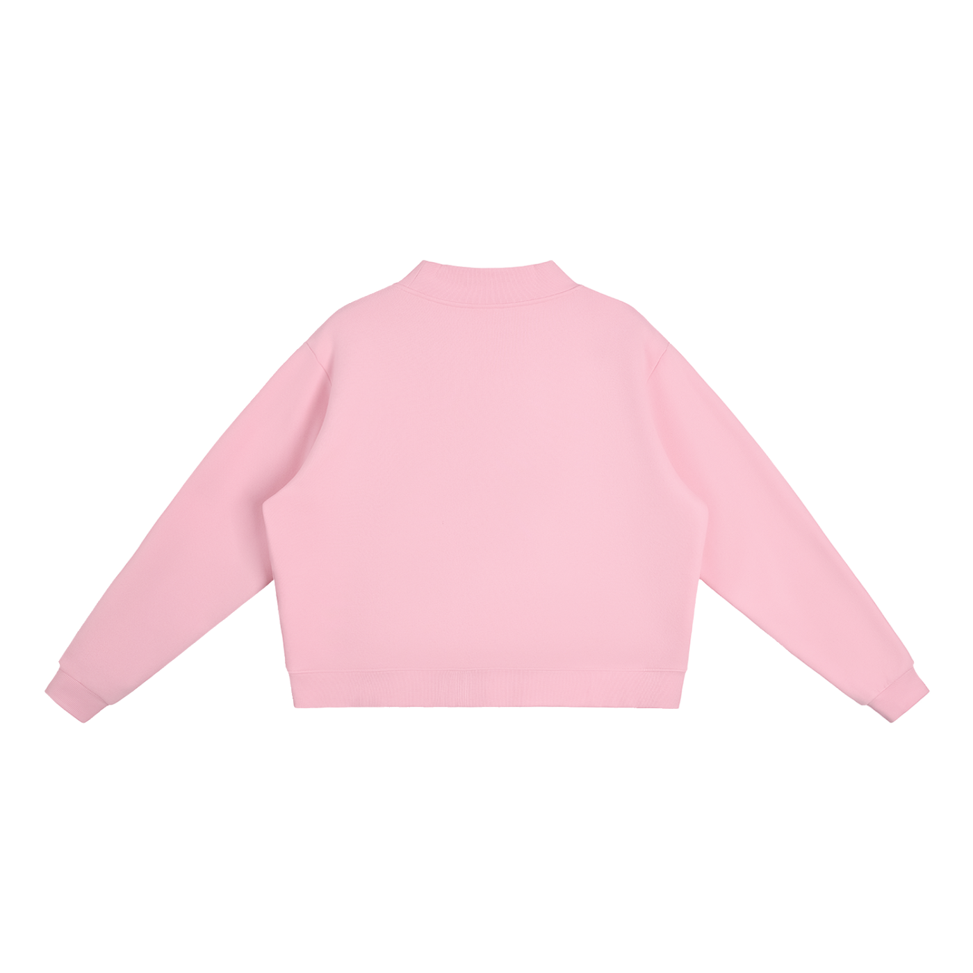 Fleece Mock-Neck Crew Sweatshirt US