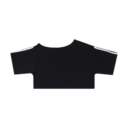 Women's Off-the-Shoulder Crop T-Shirt