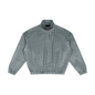 Unisex Plaid Quarter-Zip Sweatshirt