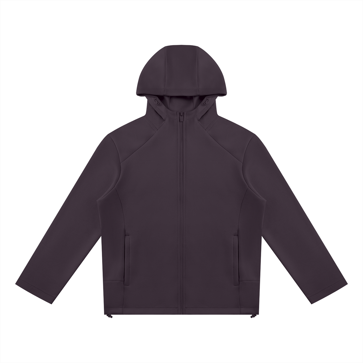 Unisex Paneled Full Zip Hoodie