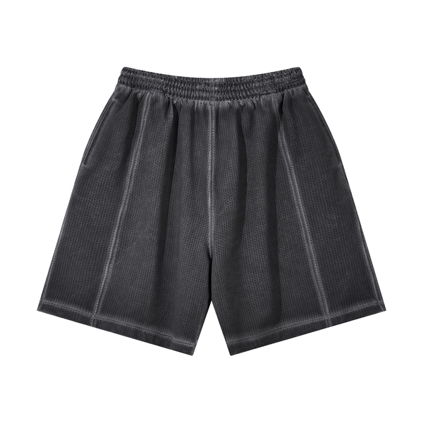 Waran Unisex Vintage Wash Mesh Shorts