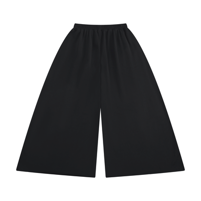 Women's Raw Edge Wide Leg Sweatpants