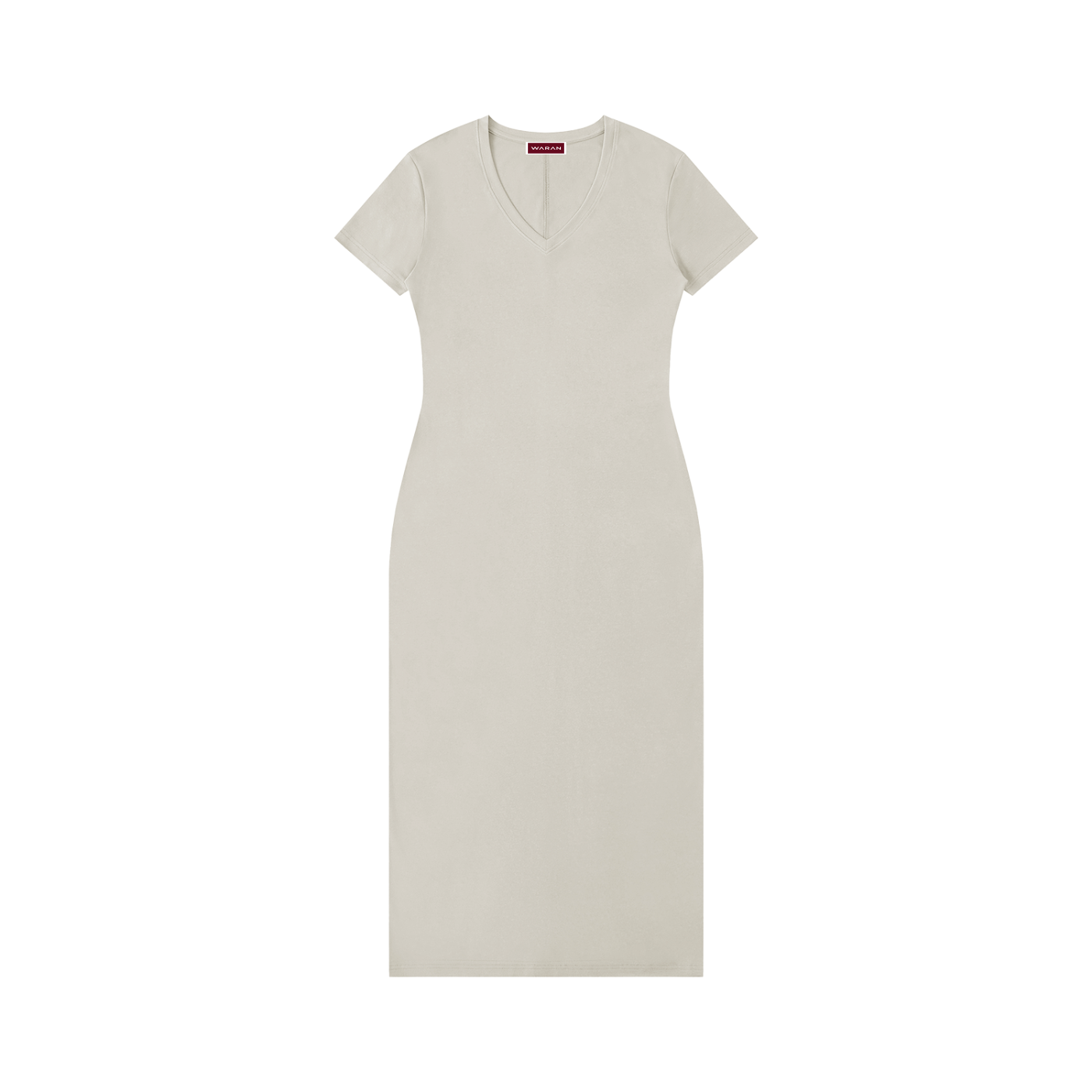 Women's V-Neck Short Sleeve Maxi Dress