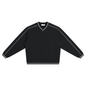 Unisex Color Block V-Neck Sweatshirt