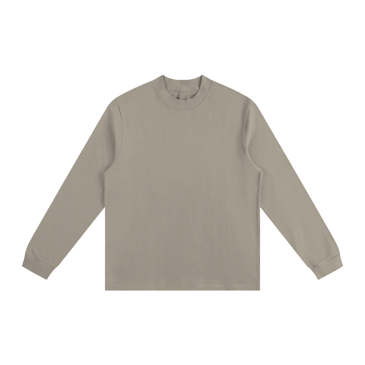 Non-Shrink Mock Neck Sweatshirt