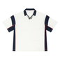 Unisex Boxy Color Block Polo Shirt