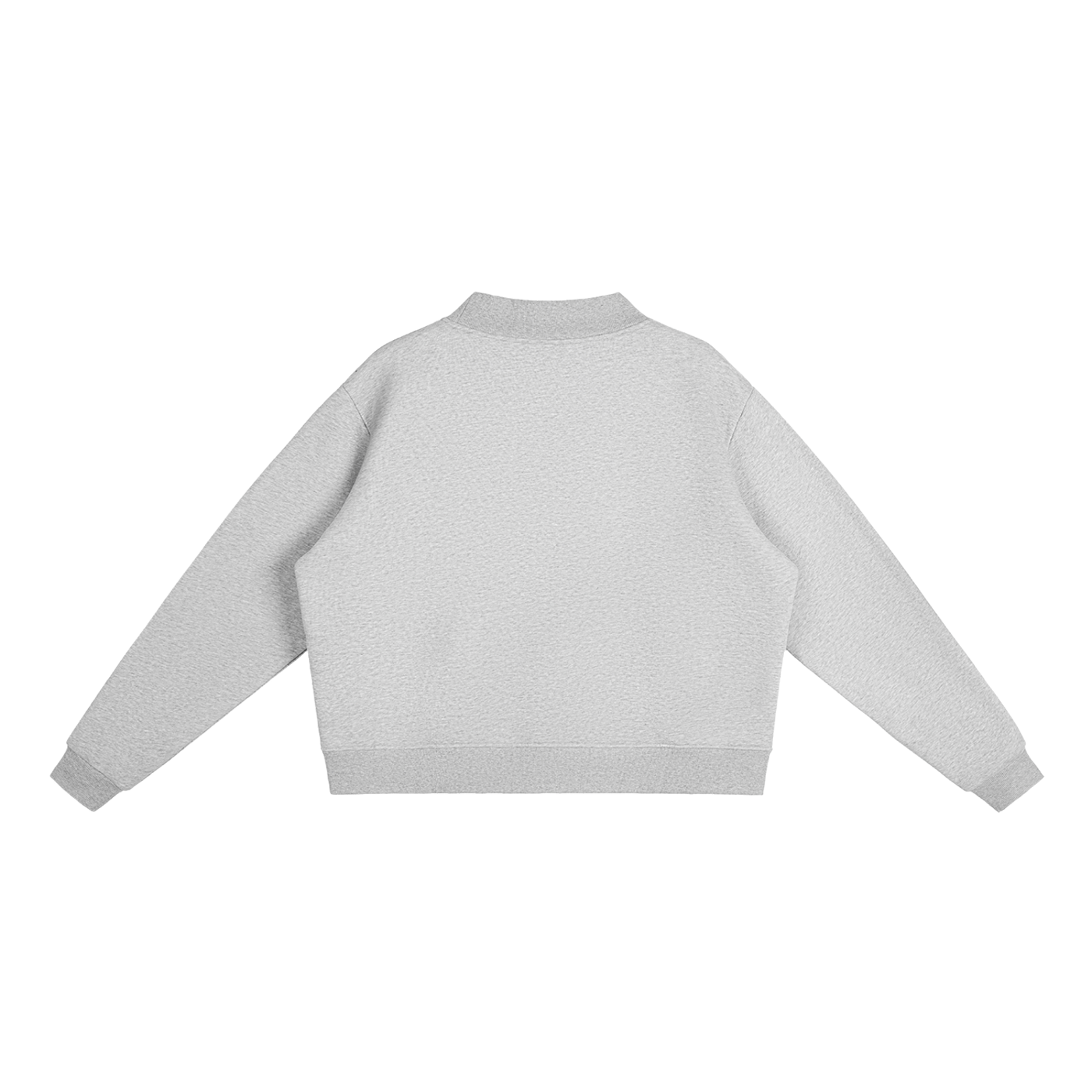 Fleece Mock-Neck Crew Sweatshirt US