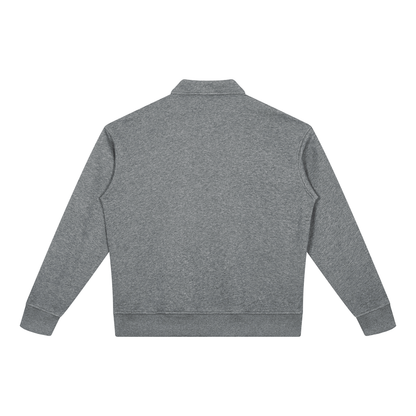 Unisex Boxy Quarter-Zip Sweatshirt