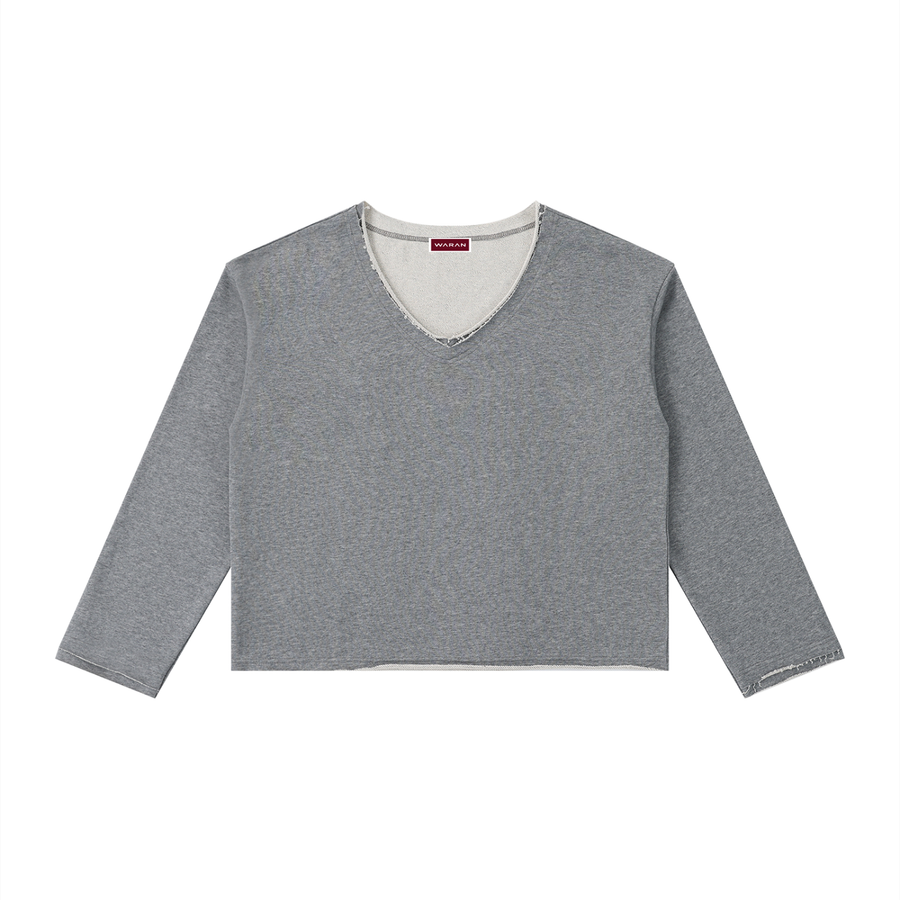 Waran Women’s Raw Hem Long Sleeve T-Shirt 310GSM