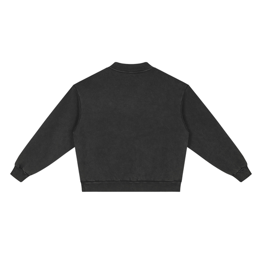 Vintage Wash Fleece Quarter Zip Sweatshirt