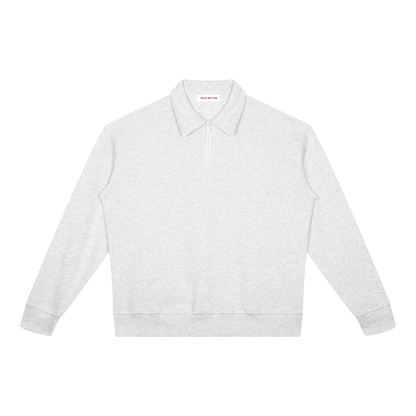 Unisex Boxy Quarter-Zip Sweatshirt