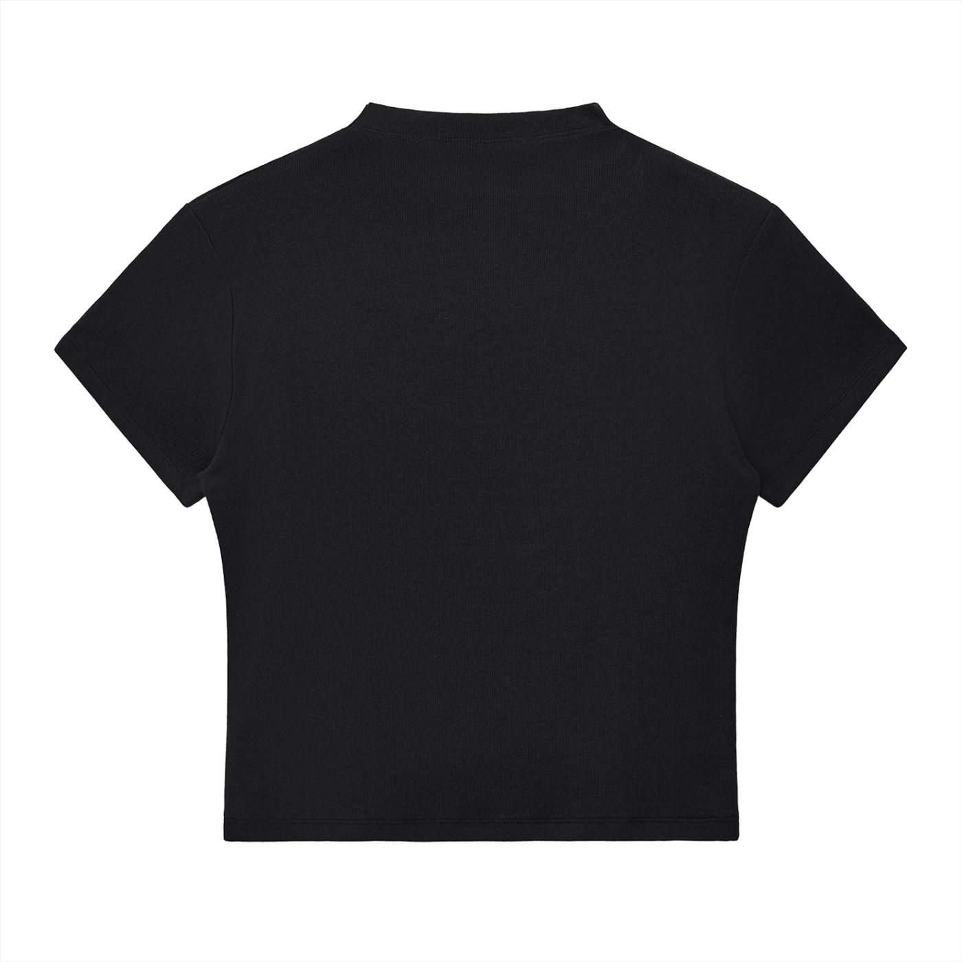 Womens Slim Fit Mock Neck T-Shirt