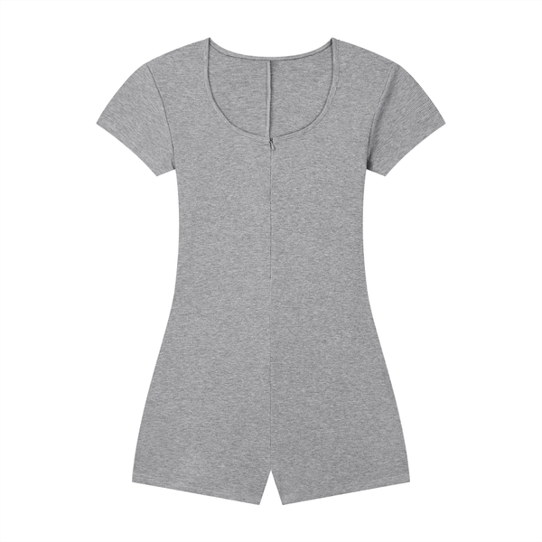 Combishort femme double fonction avec cape à nouer, 250 g/m²