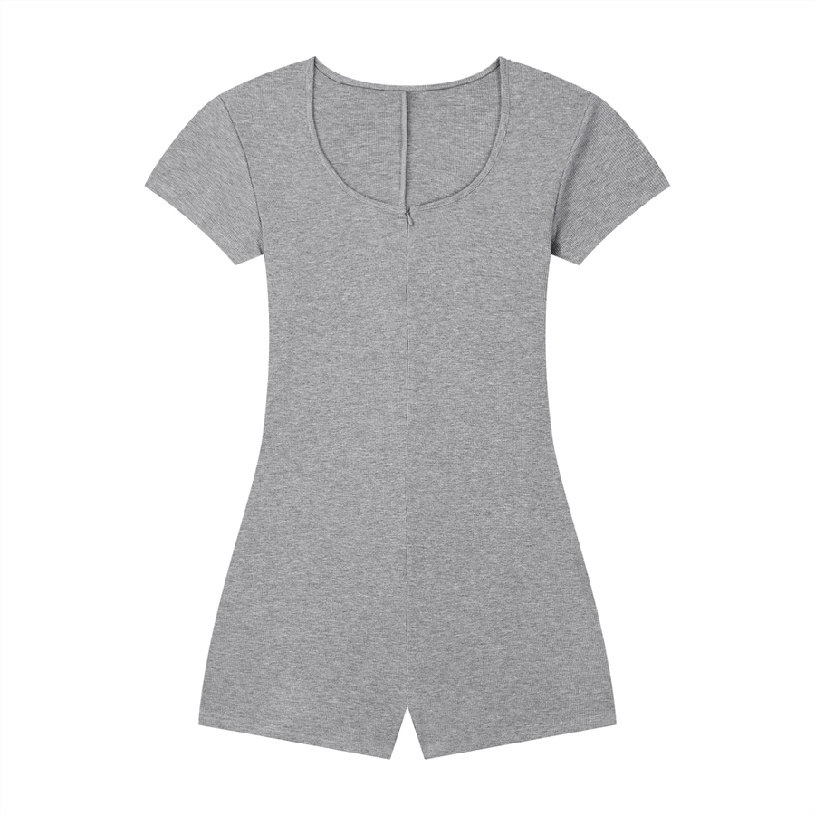Waran Women’s Dual-Function Cape Tie-Waist Romper 250GSM