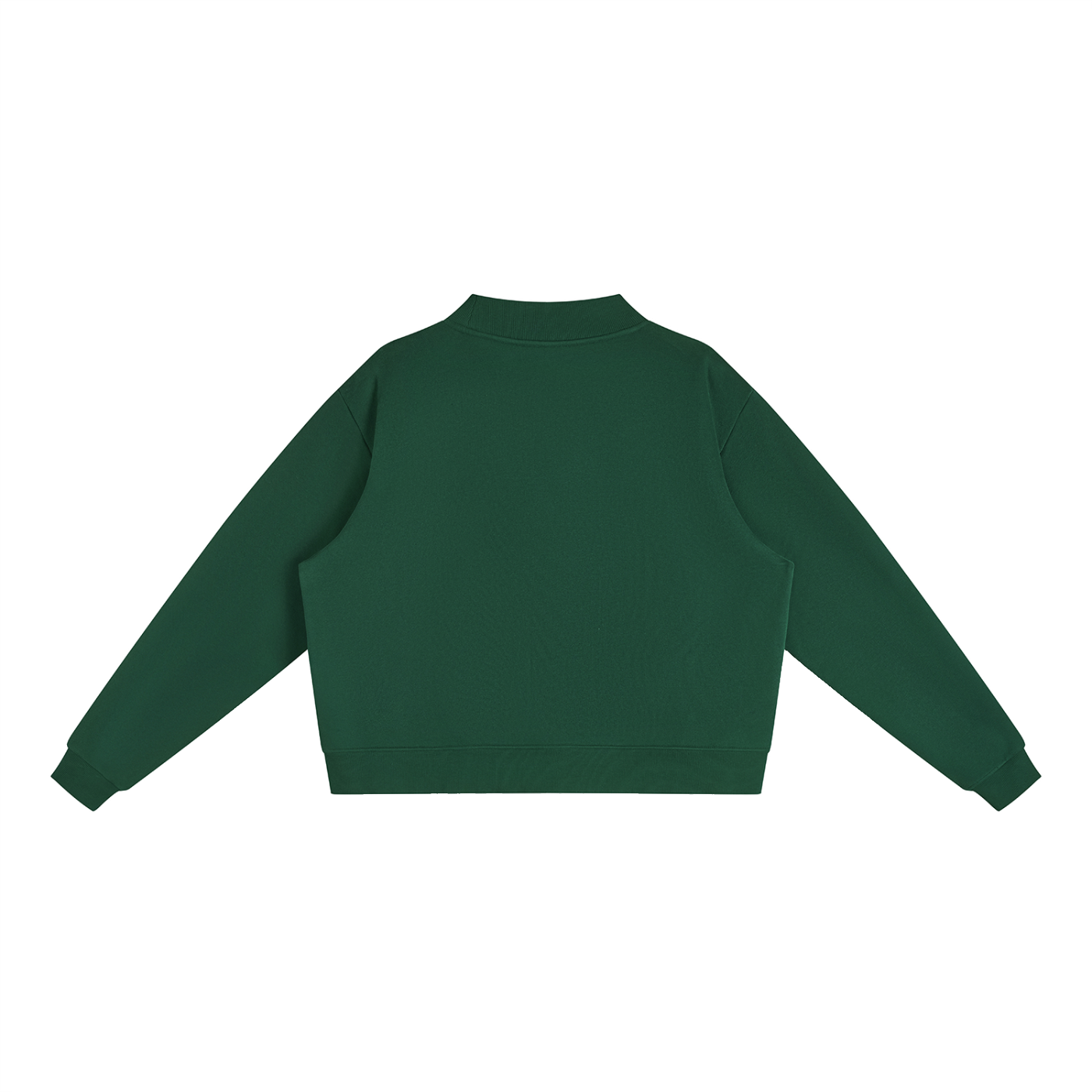 Fleece Mock-Neck Crew Sweatshirt NW