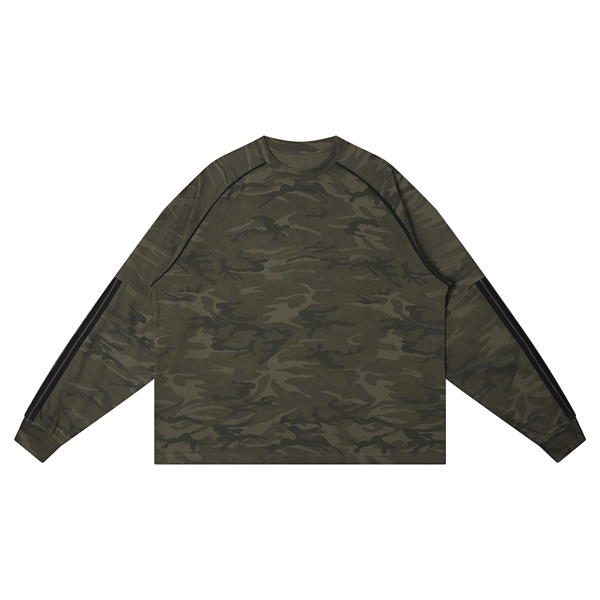Waran Unisex Camo Loose Long Sleeve T-Shirt