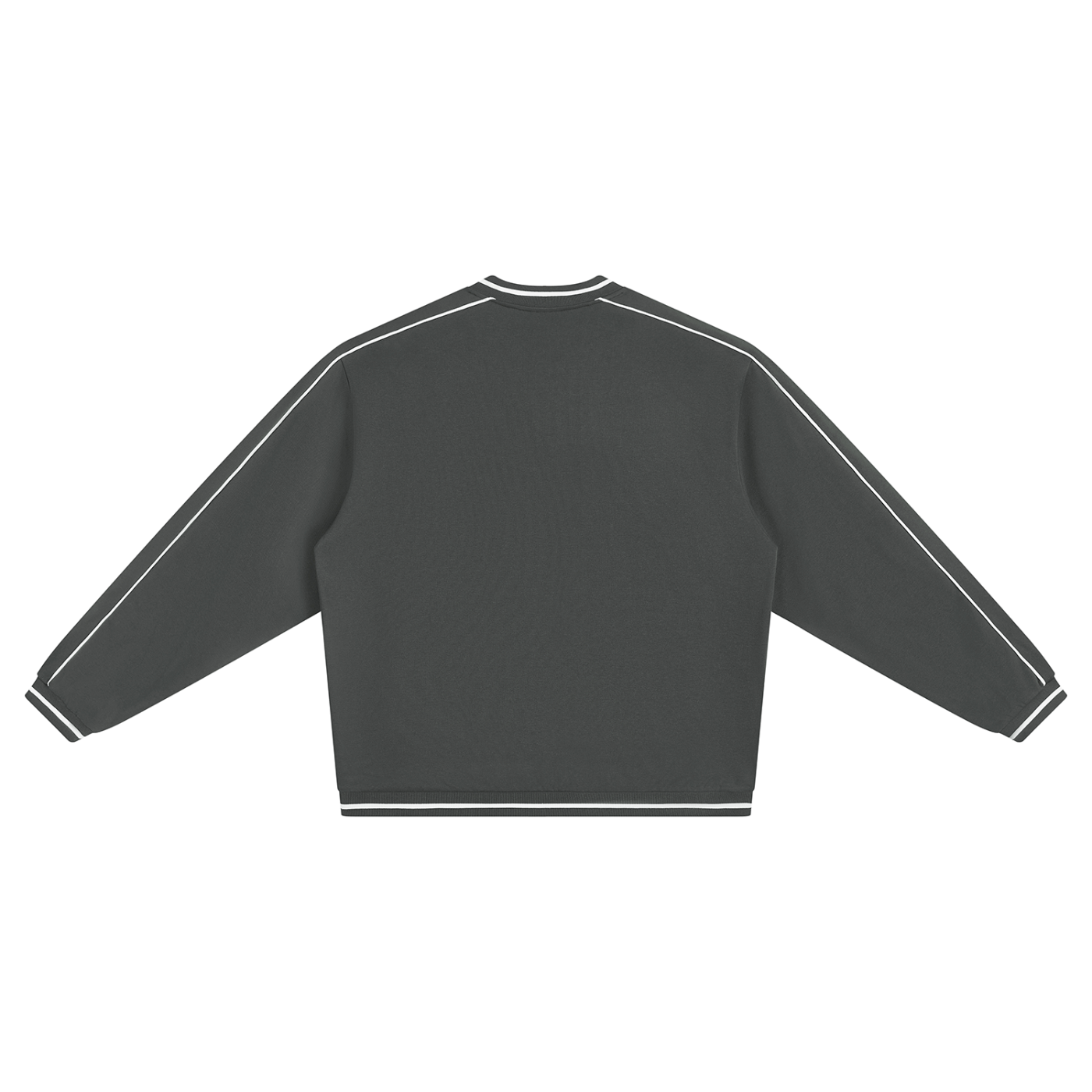 Unisex Color Block V-Neck Sweatshirt