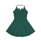 Women's Collared Halter A-Line Tennis Dress