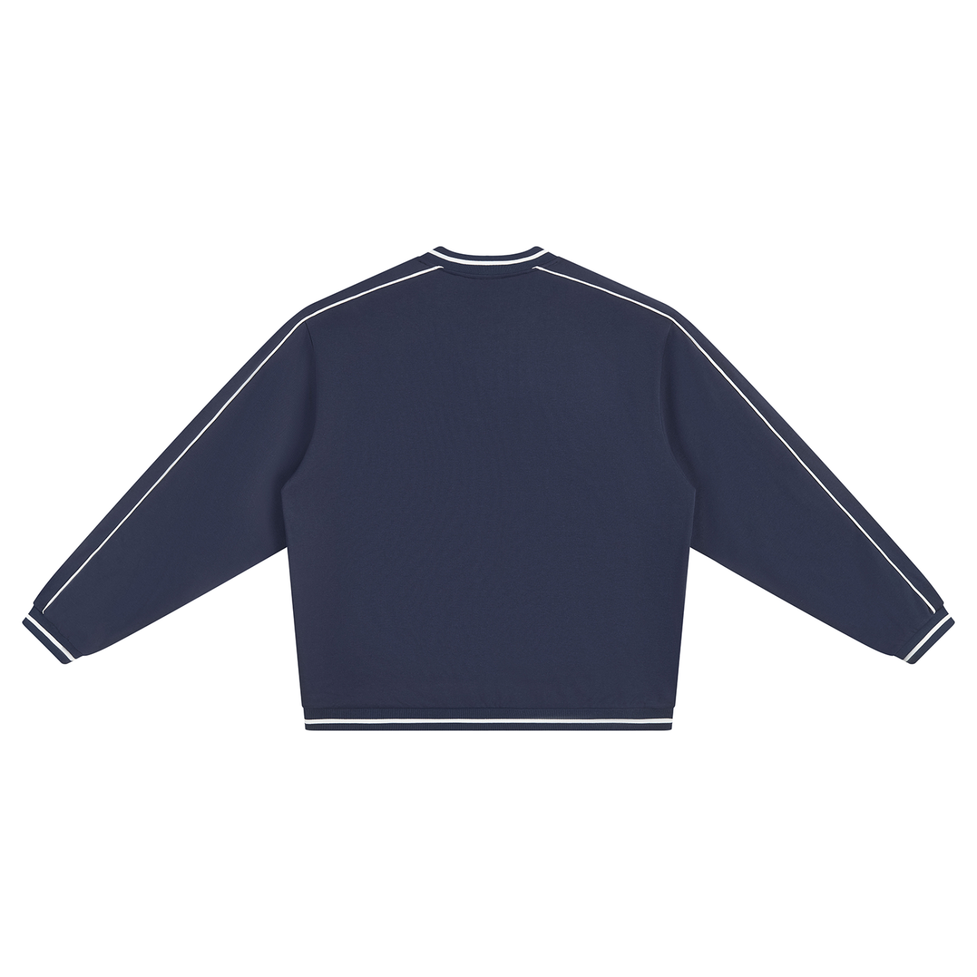 Unisex Color Block V-Neck Sweatshirt
