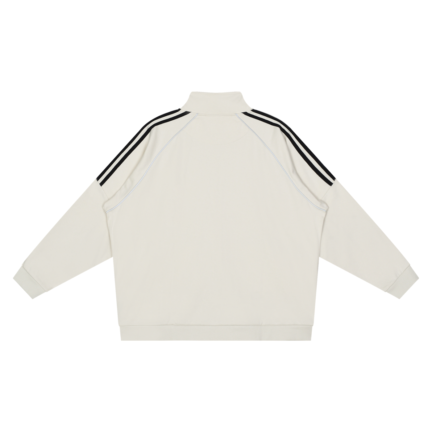 Waran Reflection Striped Raglan Sleeve  Jacket