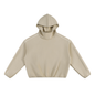 Unisex Boxy Piping Fleece Hoodie