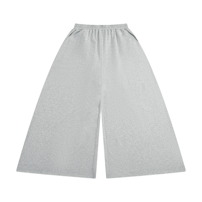 Women's Raw Edge Wide Leg Sweatpants