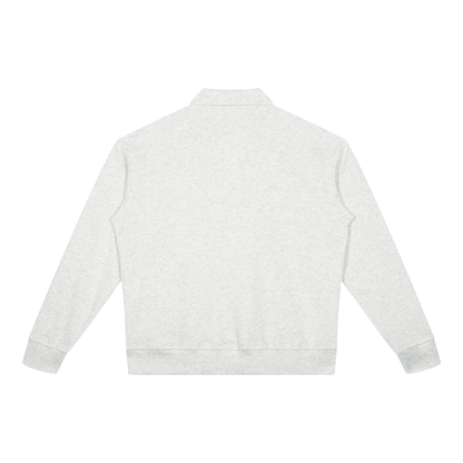 Unisex Boxy Quarter-Zip Sweatshirt