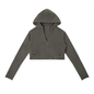 Vintage Washed Raw Edge Hoodie