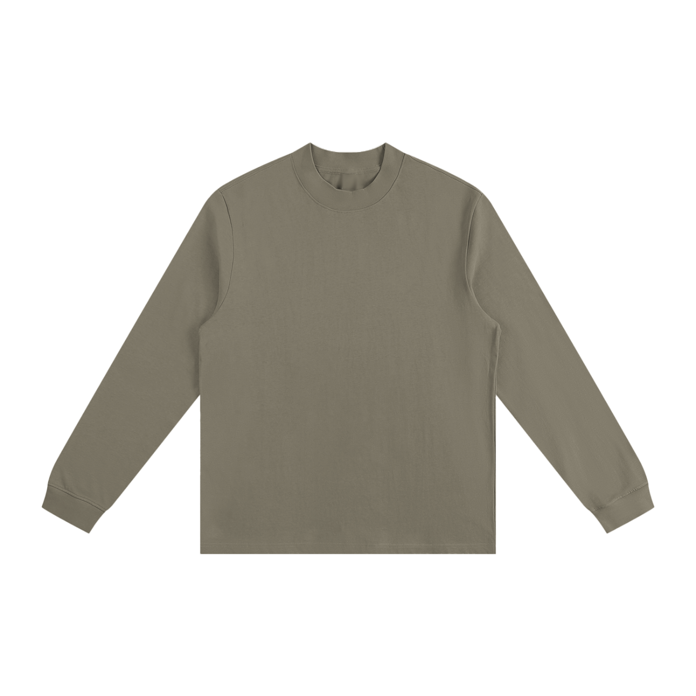 Non-Shrink Mock Neck Sweatshirt