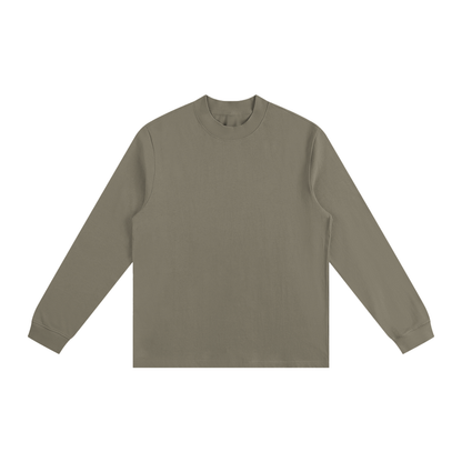 Non-Shrink Mock Neck Sweatshirt