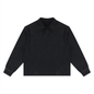 Unisex Loose Long Sleeve Polo Shirt