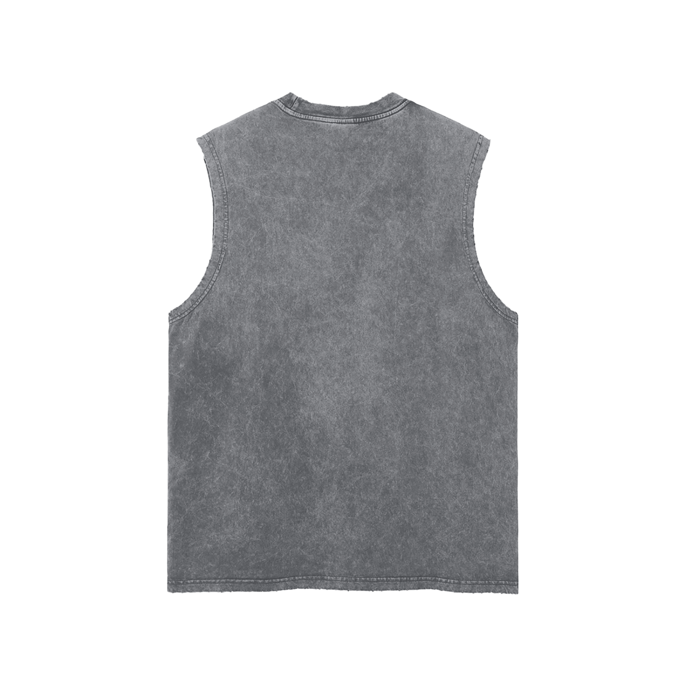 Waran Snow Washed Frayed Hem Tank Top 275GSM