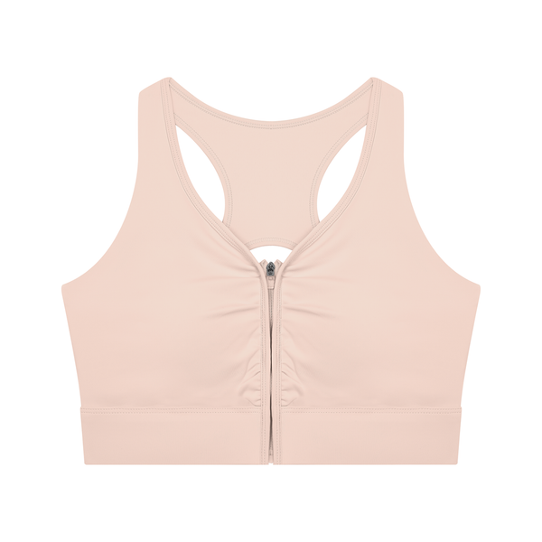 Waran Women’s Cropped Zip Yoga Sports Bra