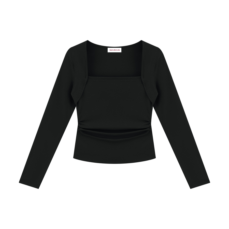 Waran Women’s Ruched Long Sleeve T-Shirt