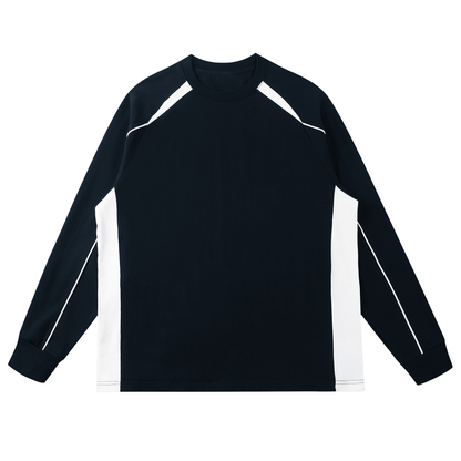 Waran Contrast Panel Raglan Sweatshirt