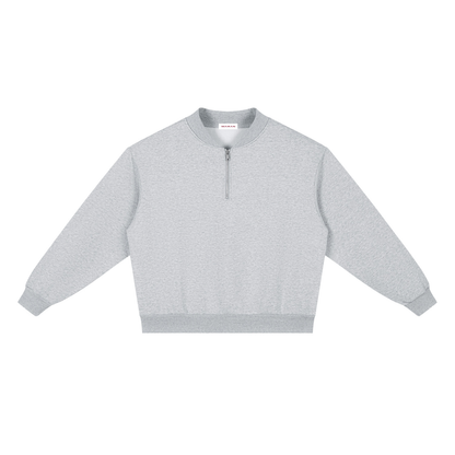 Vintage Wash Fleece Quarter Zip Sweatshirt