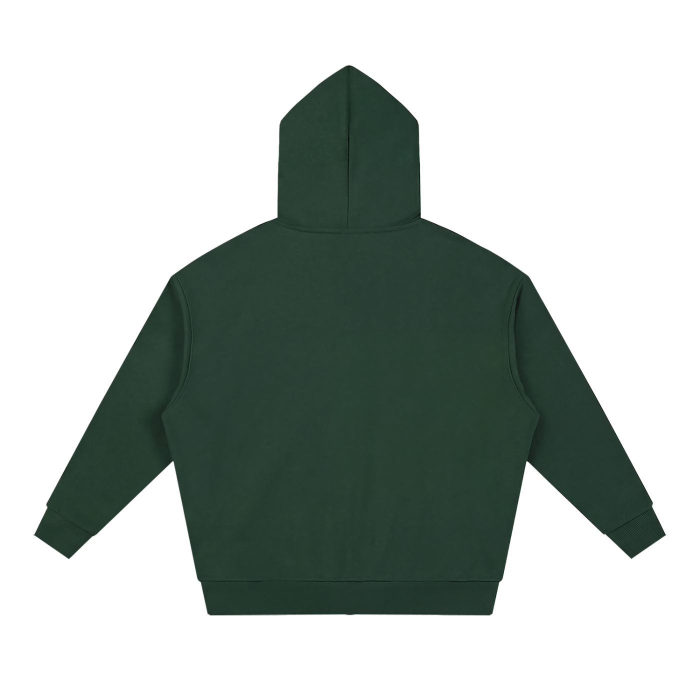 Waran Unisex Loose Solid Full Zip Hoodie