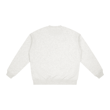 Oversized Drop Shoulder Crewneck Sweatshirt |Spider